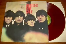 The BEATLES For Sale japanese RED colored vinyl LP Apple AP-8442 Excellent