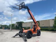 2015 Skytrak 10054 10K Telescopic Reach Forklift 54' Telehandler Cab A/C bidadoo