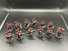 Warhammer 40K Blood Angels Pro Painted X12 Assault Squad C, Army For Sale! Look!