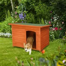 Pet Dog Kennel Wooden House Extra Large Dogs Outdoor Big Shelter Cabin Shelter