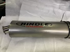 Hindle Titanium Oval Muffler (For: 1986 Yamaha Vmax 1200)