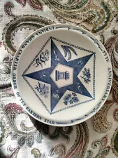 Eastern Star Plate And Pins