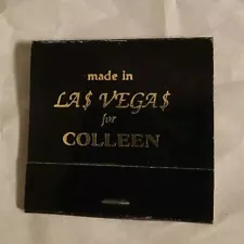 Made in Las Vegas for Colleen Matchbook