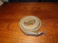 Russian OD sks rifle sling soviet very used military white elk head marking