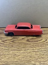 Vintage Tootsie Toy, Red Lincoln Capri 1950's Made In USA Steel