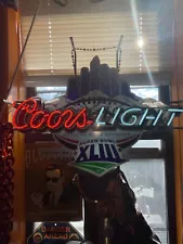 Coors Light Super Bowl XLIII Neon Sign