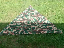 French Army 1953 Lizard Camo Indochina Zeltbahn Poncho Shelter Section