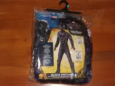 New Rubie's Black Panther Costume Boys The Avengers Marvel Large 12-14