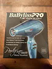 NWB BaBylissPro Nano Titanium Porfoting 6600 Nano Titanium Hair Dryer (2000wt)