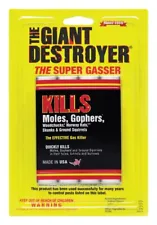 Atlas The Giant Destroyer Gasser Fog For Gophers Moles Rats Skunks Squirrels 4pk