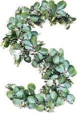 New ListingWildivory Eucalyptus Garland Lush Faux Greenery for Wedding Decor Table