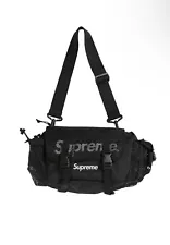 black supreme waist bag