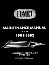 1961 1963 Mercury Comet Shop Service Repair Manual (For: 1961 Comet)