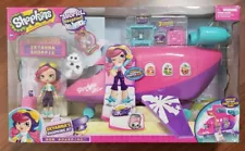 Shopkins World Vacation Jet Plane with Skyanna Shoppie Airplane Real Littles