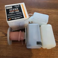 Model Airplane Gas Tanks & Silicone Fuel Line USED