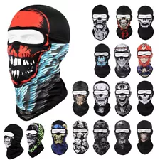 Halloween Cosplay Skull Full Face Mask Military Tactical Balaclava Helmet Liner