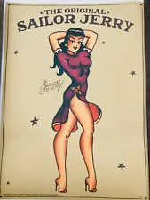 SAILOR JERRY PRINT (No. 4 ) TATTOO POSTER CANISTER RUM tattoo flash