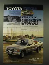 1986 Toyota SR5 Xtracab Sport Truck Ad - Style Comfort