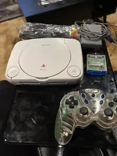 Sony Playstation PS One Video Game Console - White