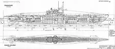 U-BOAT TYPE VIIC GERMAN SUBMARINE DETAILED PLAN KRIEGSMARINE UNTERSEEBOOT 1938