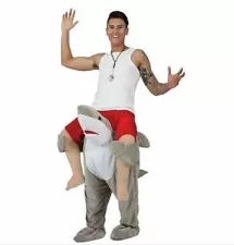 Carry Me Shark Ride On Costume Adult Size Halloween Events Party Fancy Dress