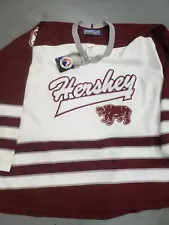 Hershey Bears Bauer White Jersey Size L Brand New!