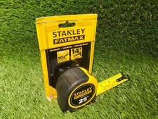 Stanley 25' (33-725) FATMAX Tape Measure, 10x Blade Life 14' Reach. Made in USA