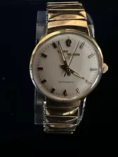 Vintage LORD ELGIN 25 Jewels 10K RGP Automatic Waterproof Watch - Super Nice!