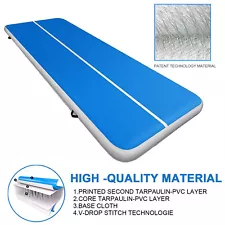 6.6 X16FTX8inch 34.84FT³ Air Gymnastics Track Mat w/ Electric Air Pump for Gym