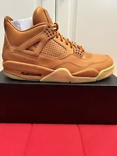 Nike Air Jordan 4 Retro Premium Ginger Wheat Sz- 10.5 Brand New 819139-205