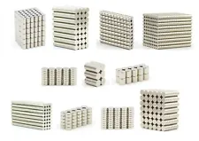 Neodymium disc magnets. Small & Tiny 2mm 3mm 4mm 5mm 6mm N35 N52 N55 rare earth