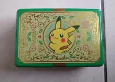 Pokemon Center Pikachu Empty Cookie Steel Tin Can For Sale In Japan Only