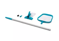 ***USEDOPEN BOX INTEX Cleaning Maintenance Swimming Pool Kit with Vacuum and Pol