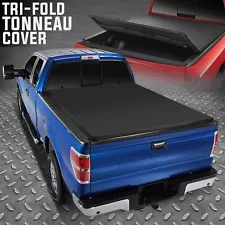 FOR 97-04 FORD F150 TRUCK 6.5FT BED TRI-FOLD ADJUSTABLE SOFT TRUNK TONNEAU COVER