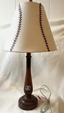 Official Little League Baseball Wood Bat Lamp 25 Inches Tall