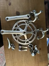 Vintage Shimano 105 1050 6 Speed Mechanical Rim Brake Bicycle Groupset