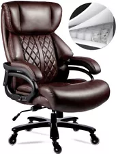 400lbs Big and Tall Office Chair for Heavy People Executive Office Chair Swivel