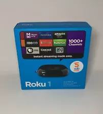 Roku 1 (3rd Generation) Media Streamer 2710RW VUDU Edition - Black NEW