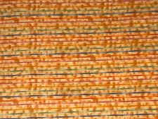 1/2 Yd Orange Yellow Green Blender Stripe BTHY Cotton Quilt Fabric by Peter Pan