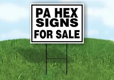 PA HEX SIGNS FOR SALE BLACK BORDER Yard Sign with Stand LAWN SIGN