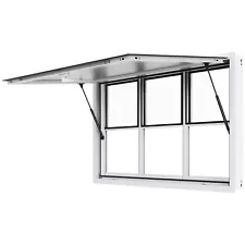 VEVOR 60"L x 36"W Concession Stand Serving Window Food Truck Service Awning