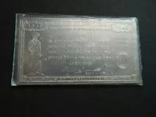 World War II War Bond Aluminum Appreciation Plaque Medal 1946