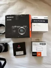 Sony Alpha a6400 24.2MP Mirrorless Digital Camera and Accessories Included