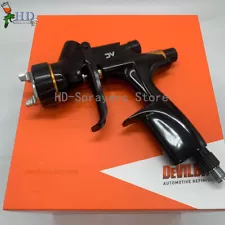 Black Varnish/primer Automobile Spray Gun HVLP 1.3 Tip 600ml Cup for Devilbiss