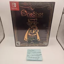 OneShot: World Machine Edition Collector's Edition Nintendo Switch Sealed LRG