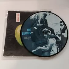 The Beatles Hey Jude 20th Anniversary Picture Disc NOT FOR SALE Stickered 7" EX