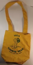 Vintage 1978 Girl Scout Cookie Sale Tote Bag Wichita Kansas