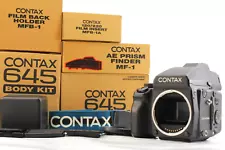 【MINT in BOX】 Contax 645 Medium Format Film Camera Body AE Finder MFB-1A JAPAN