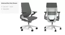 Steelcase Gesture Chair -Customize Low Seat Height, Soft casters for hard floors