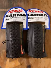 PAIR of Kenda Karma Mountain Bike Tires 29x1.90" Folding L3R Pro Black